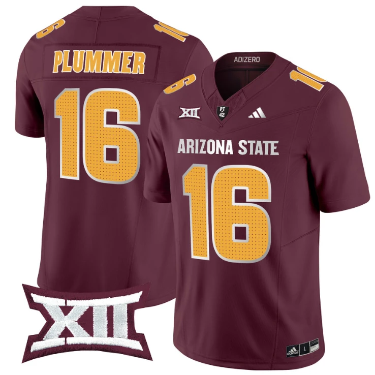 Jake Plummer Jersey #16 Arizona State Sun Devils 2024 Vapor Limited Maroon by My Store