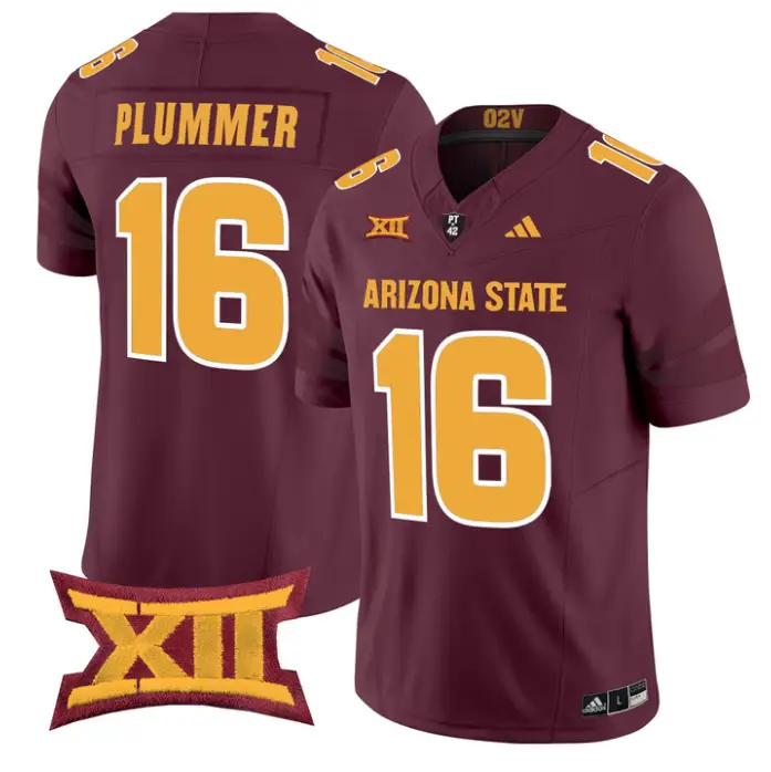Jake Plummer Jersey #16 Arizona State Sun Devils 2025 Limited Stitched Maroon by NCAA Football Jersey