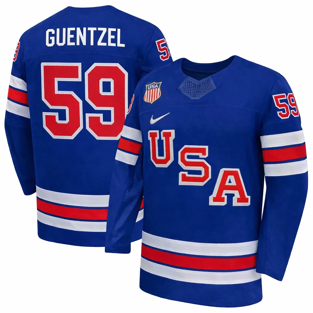 Jake Guentzel Jersey Team USA Winter Olympics 2026 Hockey Premium STITCHED by Hockey David