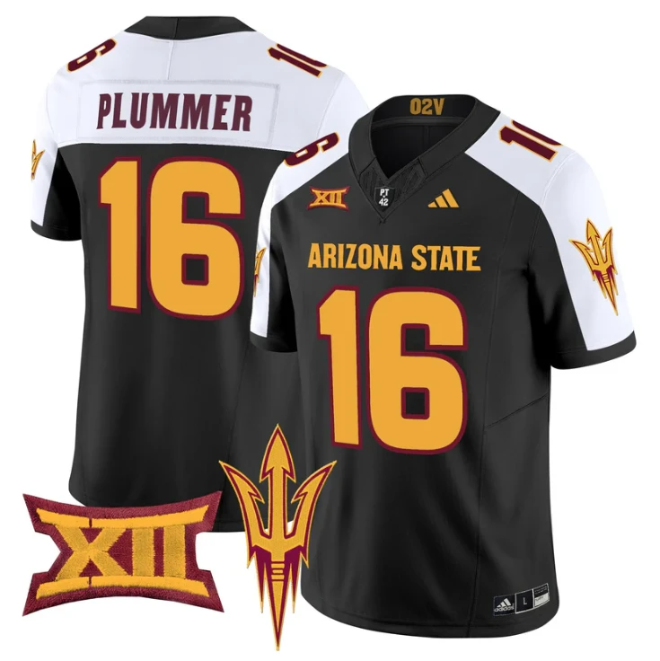 Jake Plummer Jersey #16 Arizona State Sun Devils 2025 Vapor Stitched by My Store NCAA Football Jerseys