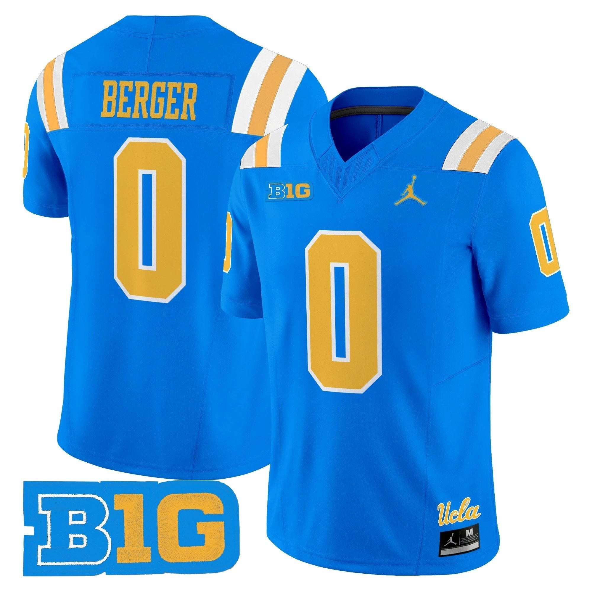 Jalen Berger Jersey #0 UCLA Bruins Jersey 2025 Vapor Stitched Blue by My Store