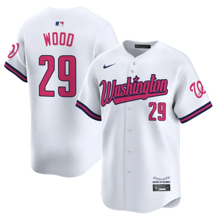 Paul DeJong Jersey #14 Washington Nationals Vapor Limited All Stitched Pink by My Store