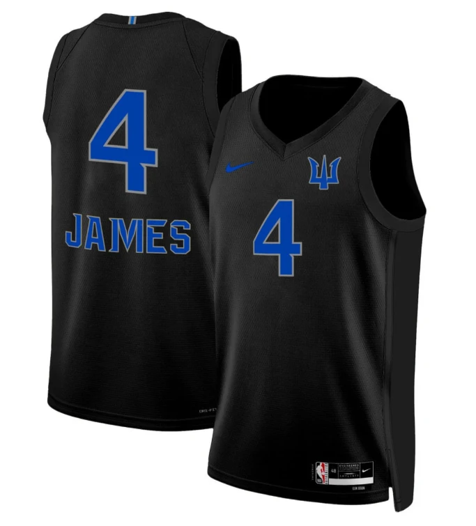 James #4 Basketball Black Jersey All Stitched by My store basketball