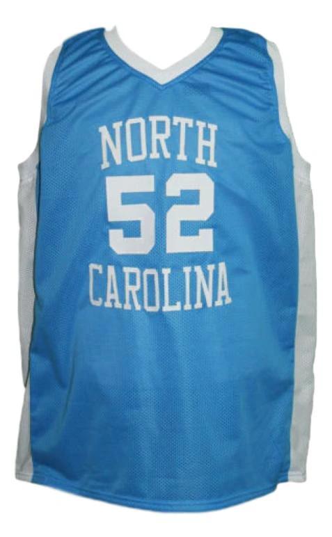 James Worthy Jersey #52 North Carolina College Basketball Sewn Light Blue by My store basketball