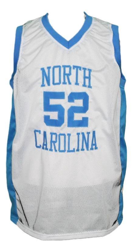 James Worthy Jersey #52 North Carolina College Basketball Sewn White by My store basketball