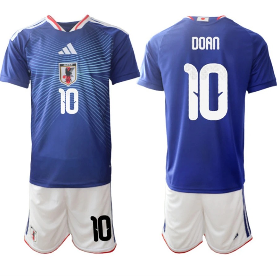 Japan #10 Ritsu Doan Blue 2026 World Cup Home Soccer Jersey Suit by Soccer Jersey