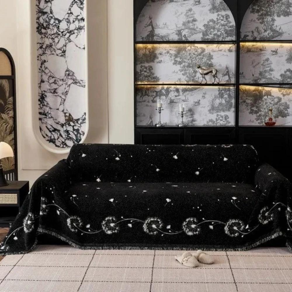 Japandi Dandelion Puff Sofa Cover by Casa & Beyond