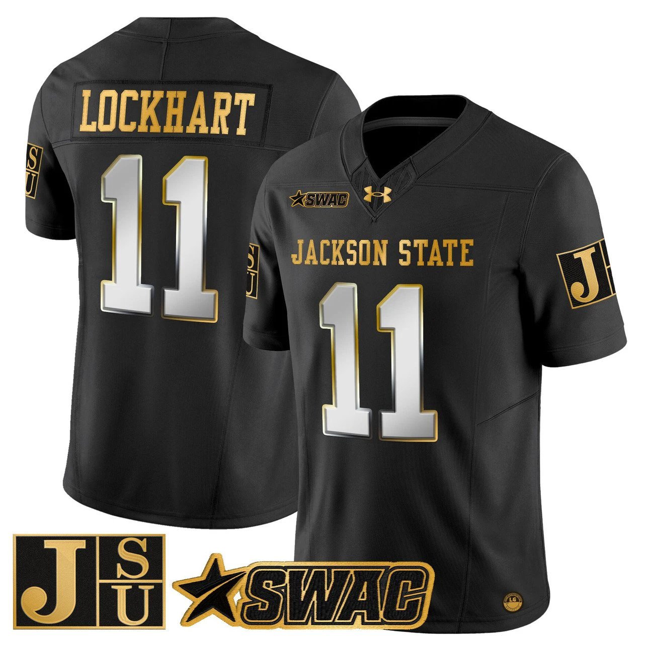 Jared Lockhart Jersey #11 Jackson State Tigers 2025 Vapor Stitched by My Store NCAA Football Jerseys