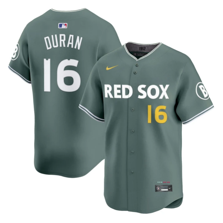 Jarren Duran Jersey #16 Boston Red Sox 2025 City Connect Vapor Premier Limited V2 All Stitched by My Store