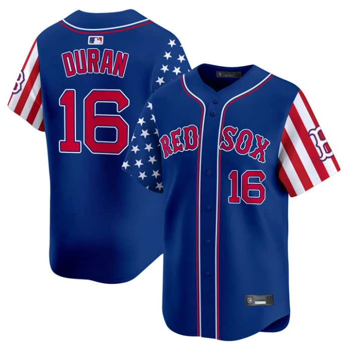 Jarren Duran Jersey #16 Boston Red Sox 2025 Memorial Day Vapor Premier Limited Stitched Royal by My Store