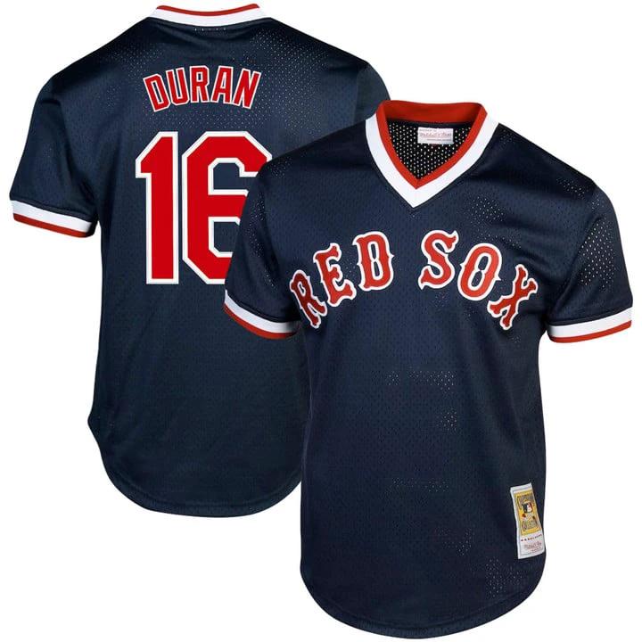 Jarren Duran Jersey #16 Boston Red Sox Throwback Cooperstown Stitched Navy by Baseball Jerseys 7