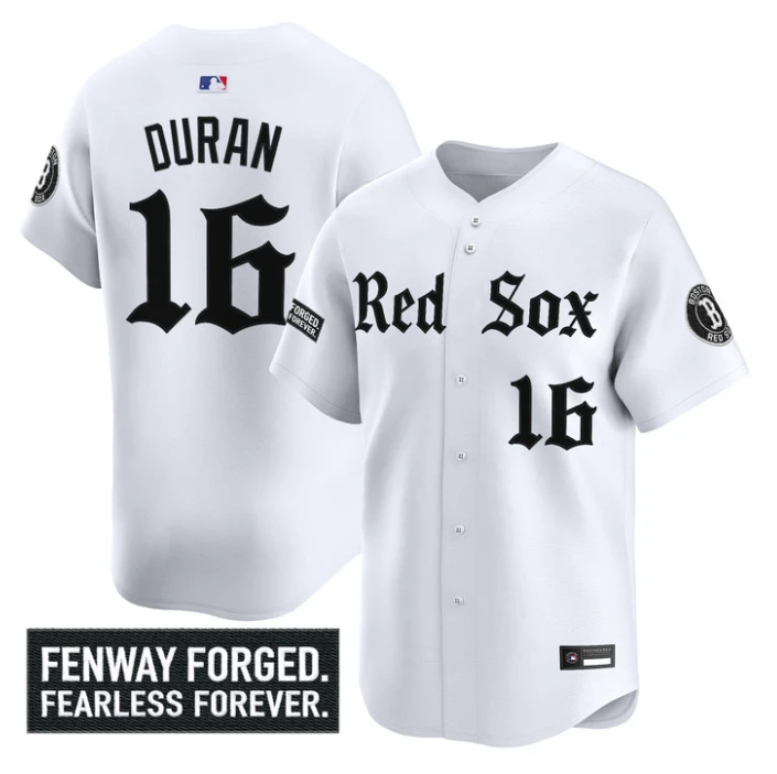 Jarren Duran Jersey #16 Boston Red Sox Gothic Edition Premier Stitched by My Store