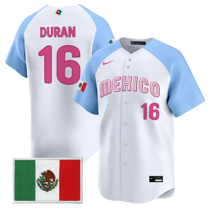 Jarren Duran Jersey #16 Mexico World Baseball Classic 2026 Stitched by My Store