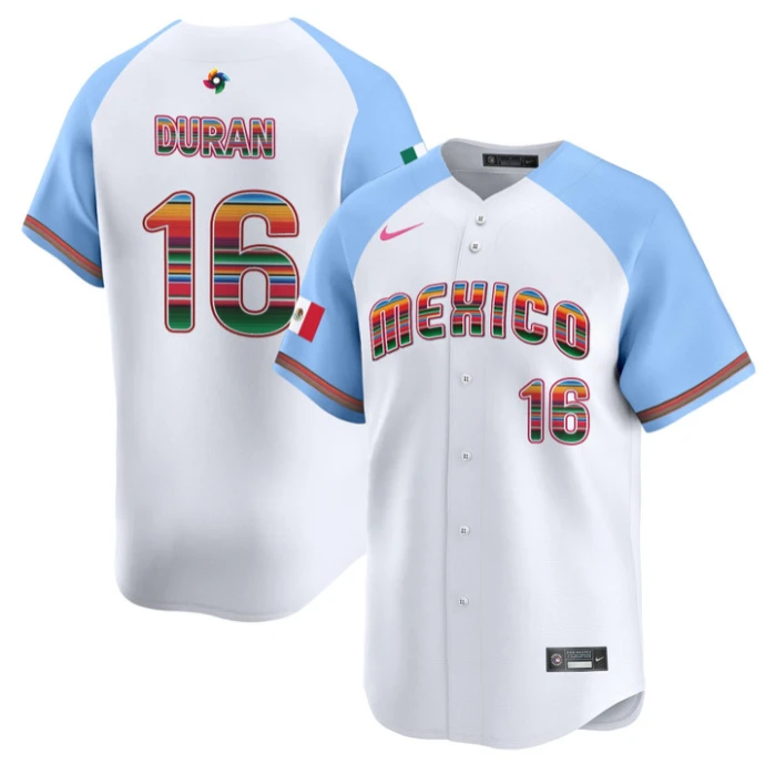 Jarren Duran Jersey #16 Team Mexico 2026 World Baseball Serape Edition Stitched by My Store