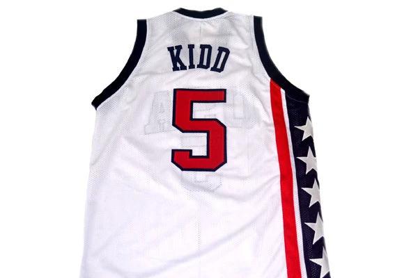 Jason Kidd Jersey #5 Team USA Basketball Navy White by My store basketball