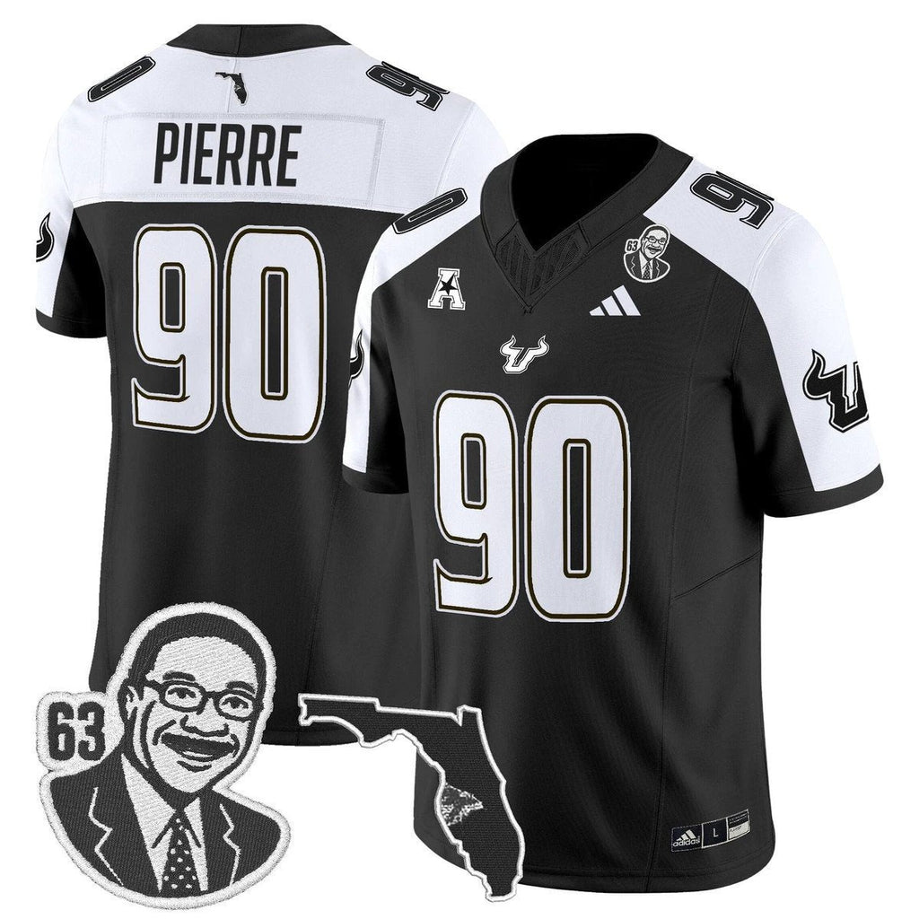 Jason Pierre Jersey #90 South Florida Bulls Lee Roy Selmon Legacy Black Alter by My Store NCAA Football Jerseys