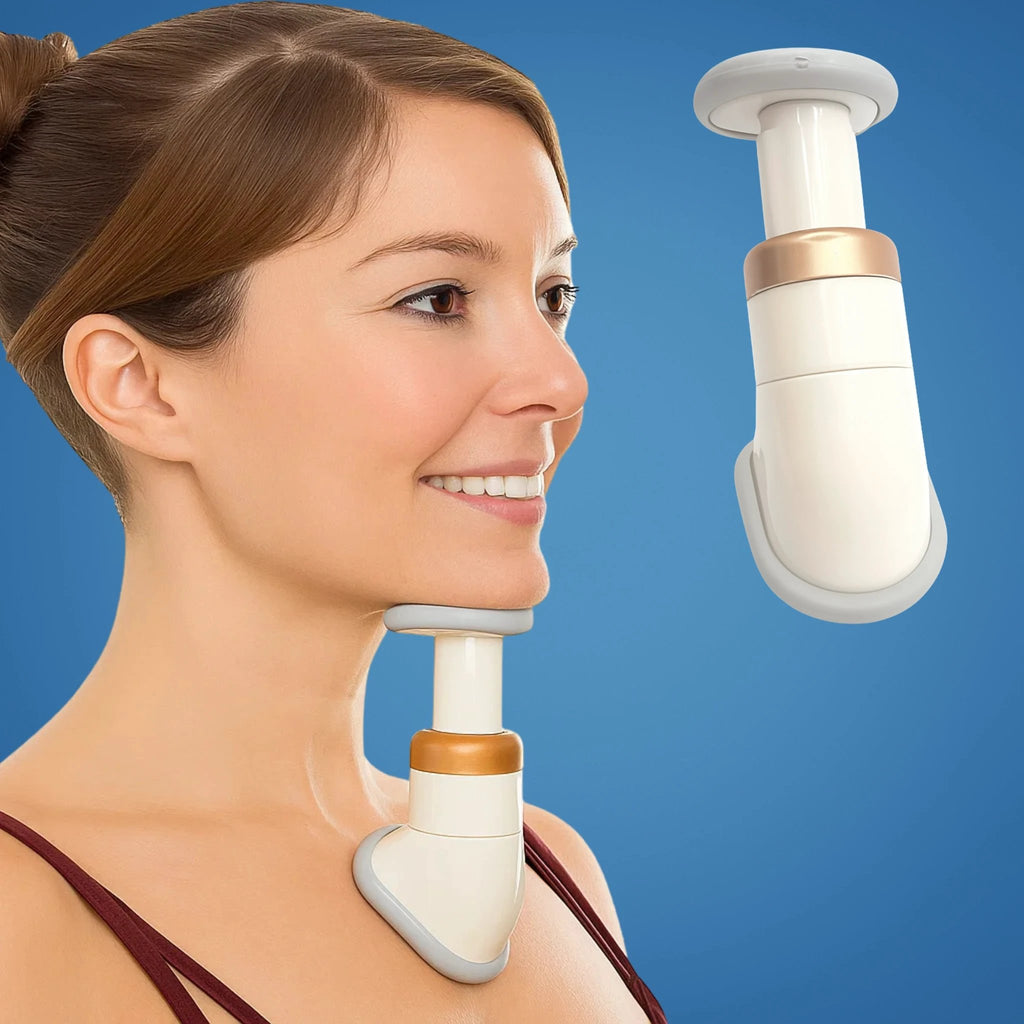 JawDefine | Neckline Slimmer – Double Chin Remover – Coil Resistance – Lightweight – Home Facial Exercise Bowlift by Bowlift