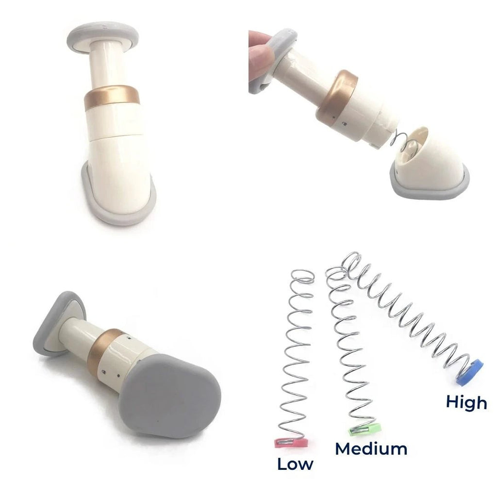 JawDefine | Neckline Slimmer – Double Chin Remover – Coil Resistance – Lightweight – Home Facial Exercise Bowlift by Bowlift