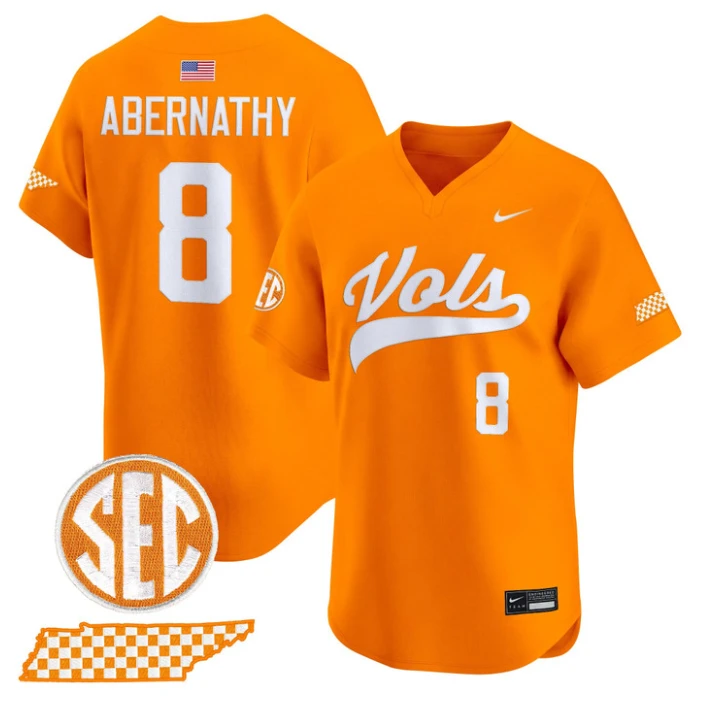 Jay Abernathy Jersey #8 Tennessee Vols 2026 Smokey Series Stitched by My Store