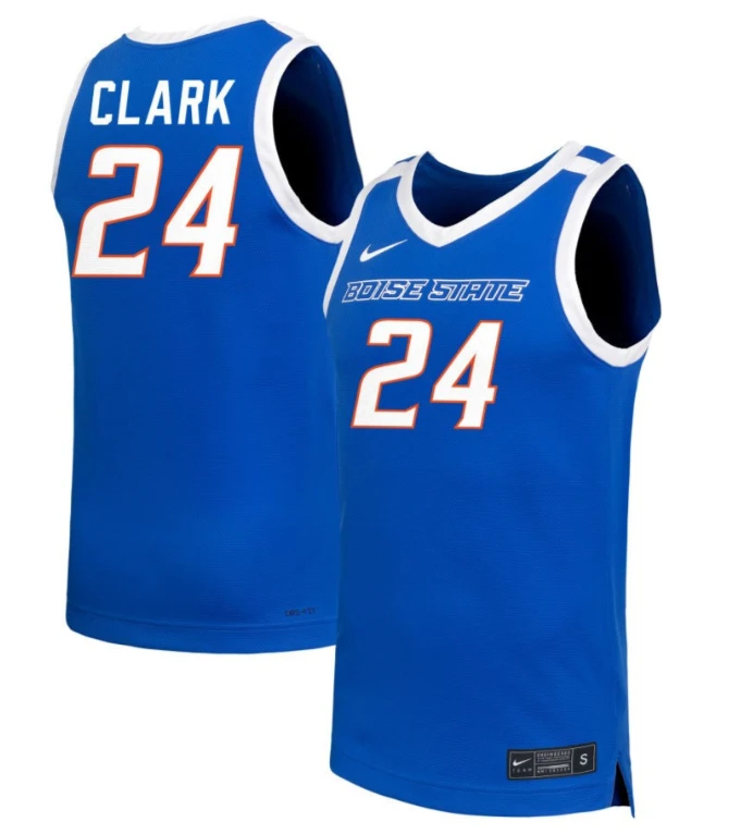 Jayda Clark Jersey #24 Boise State Broncos NIL Basketball Royal by My store basketball
