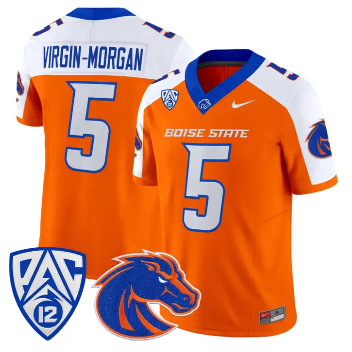 Jayden Virgin-Morgan Jersey #5 Boise State Broncos 2026 Vapor Stitched by My Store NCAA Football Jerseys