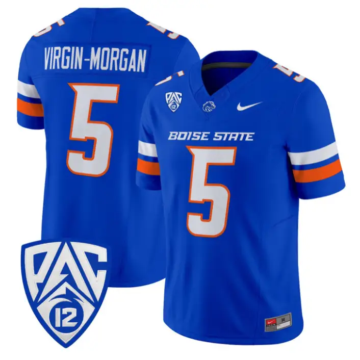 Jayden Virgin-Morgan Jersey #5 Boise State Broncos 2026 Vapor Stitched by My Store NCAA Football Jerseys