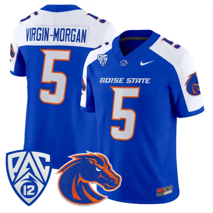 Jayden Virgin-Morgan Jersey #5 Boise State Broncos 2026 Vapor Stitched by My Store NCAA Football Jerseys