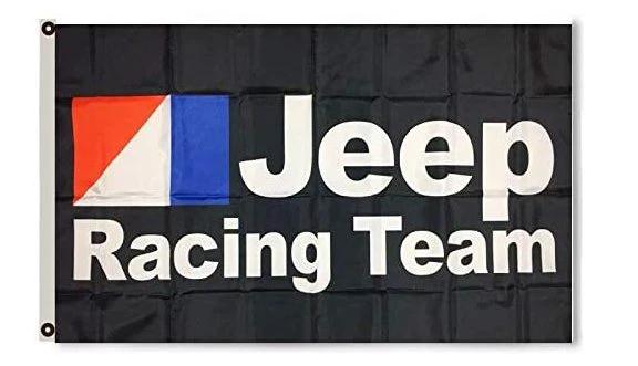 Jeep Racing Team AMC Flag 3X5 Ft Polyester Banner USA 90x150cm by flagsjustdoit