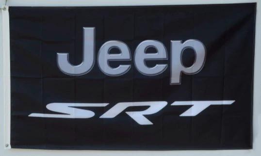 Jeep SRT Flag 3X5 Ft Polyester Banner USA 90x150cm by flagsjustdoit