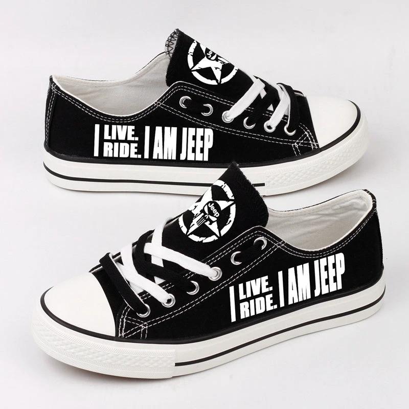 Jeep Canvas Sneakers Shoes For Men Women Fans by Crocs