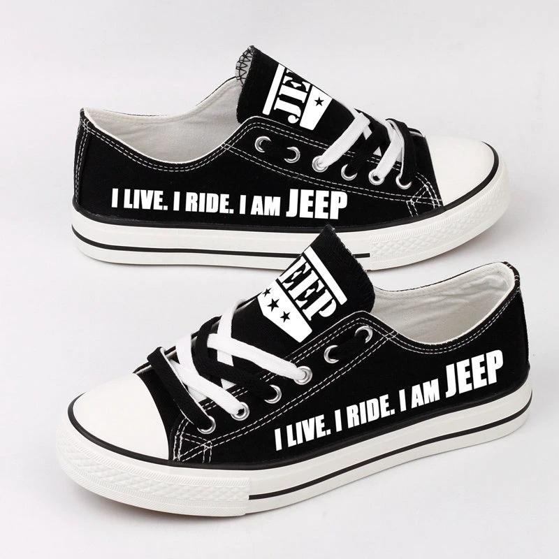 Jeep Canvas Sneakers Shoes For Men Women Fans by Crocs