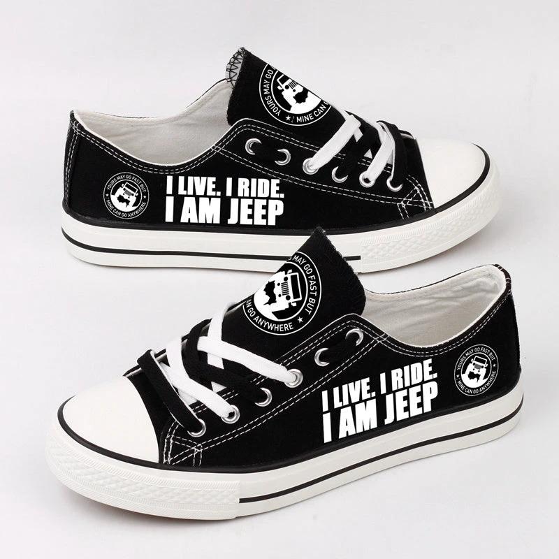 Jeep 1 Canvas Sneakers Shoes For Men Women Fans by Crocs