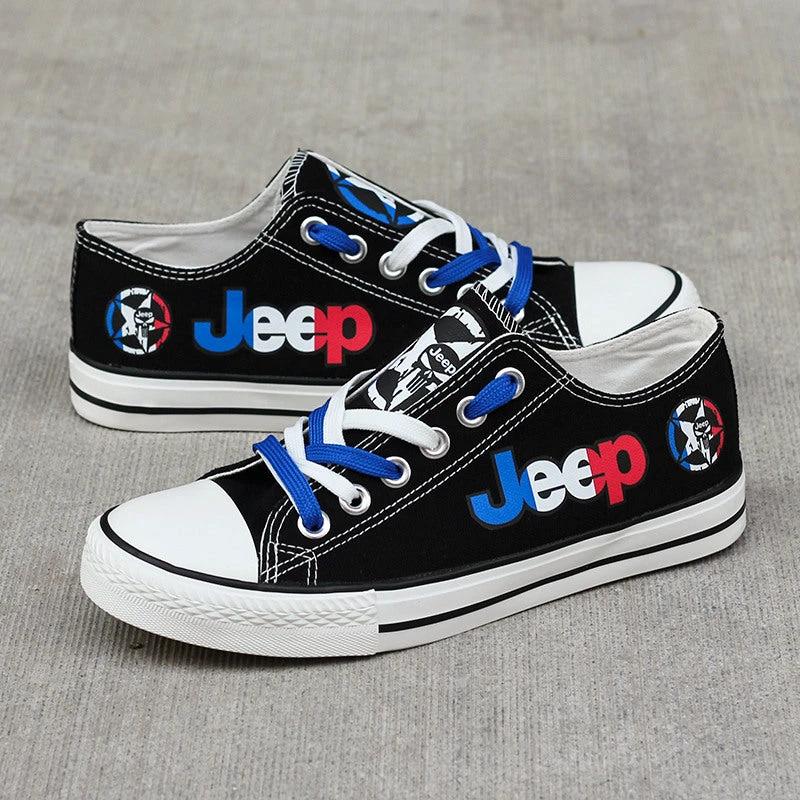 Jeep France Canvas Sneakers Shoes For Men Women Fans by Crocs