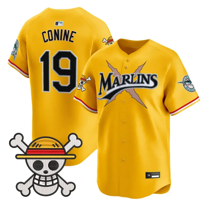 Jeff Conine Jersey #19 Miami Marlins One Piece Premier Stitched by My Store