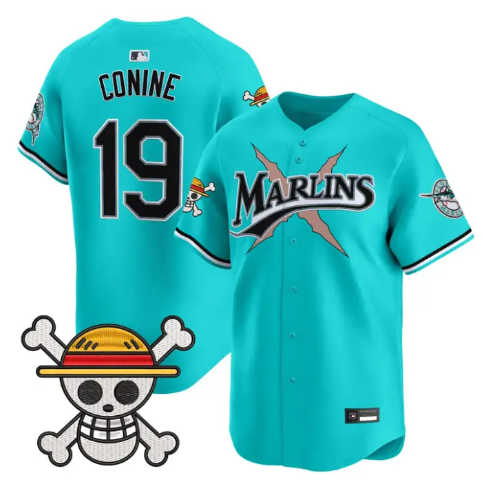 Jeff Conine Jersey #19 Miami Marlins One Piece Premier Stitched by My Store