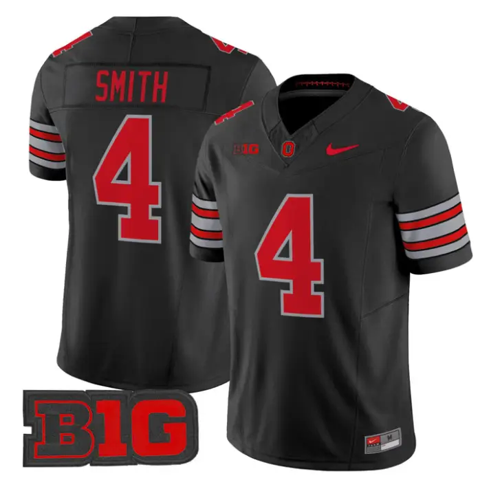 Jeremiah Smith Jersey #4 Ohio State 2026 Tunnel Vision Limited Stitched by My Store NCAA Football Jerseys