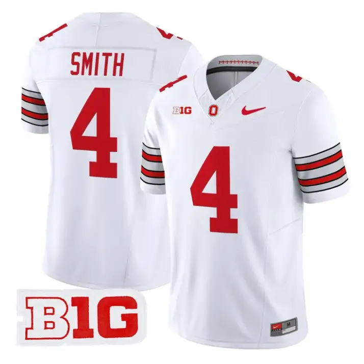 Jeremiah Smith Jersey #4 Ohio State 2026 Tunnel Vision Limited Stitched by My Store NCAA Football Jerseys