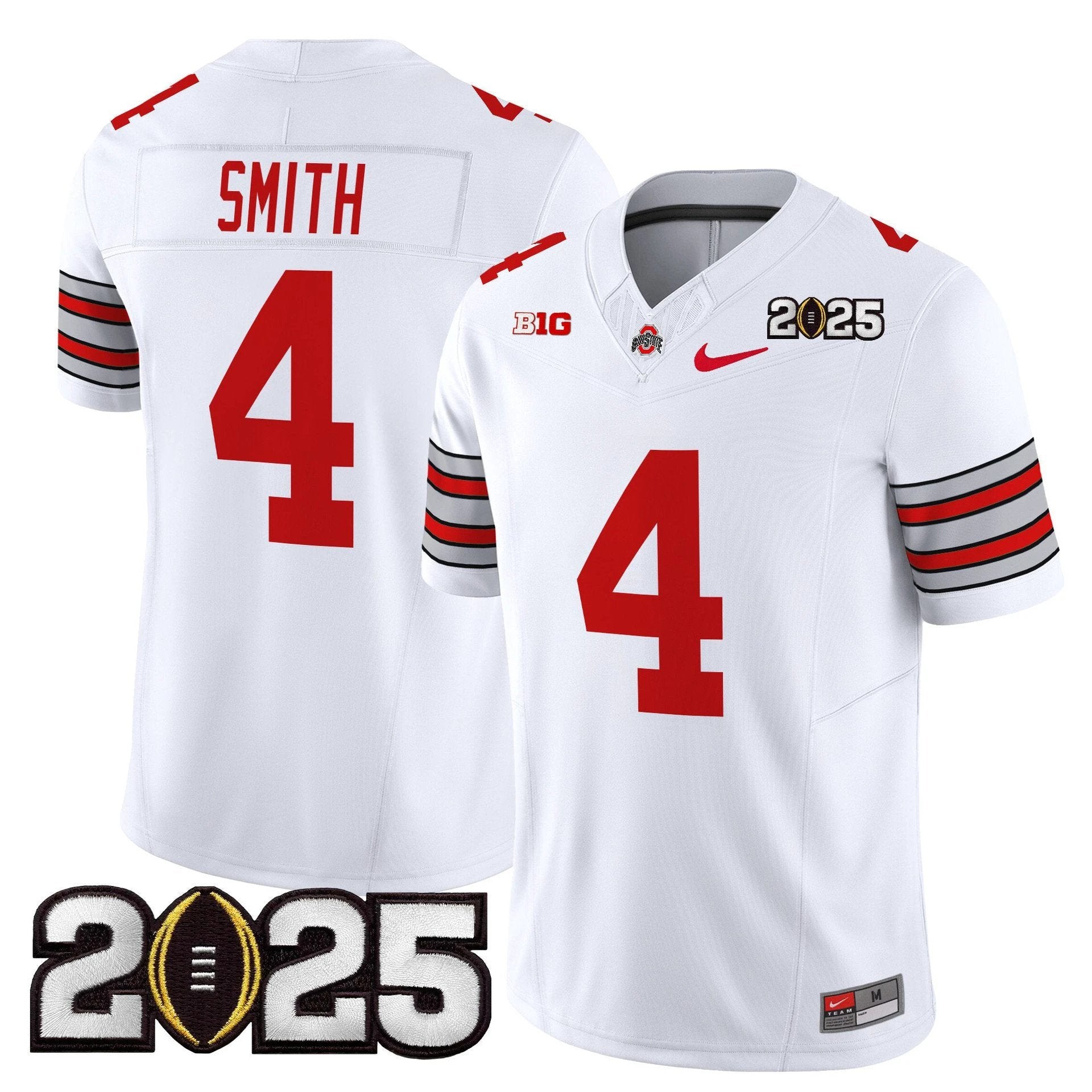Devin Sanchez Jersey #4 Ohio State Buckeyes 2025 Vapor Limited Stitched by My Store NCAA Football Jerseys