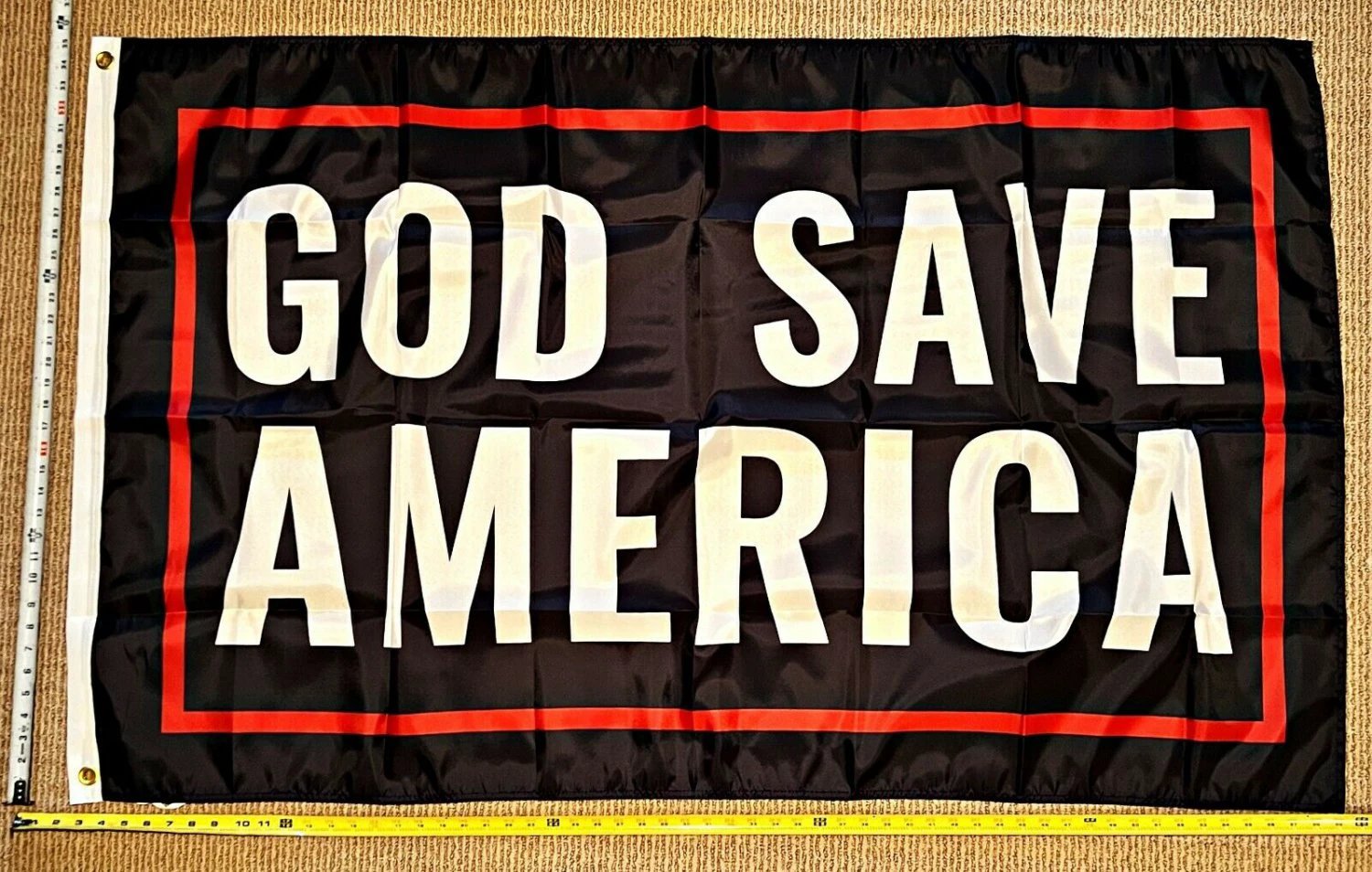 Jesus Flag God Save America BP USA God We Trust Hope Sign USA 3x5' by flagsjustdoit
