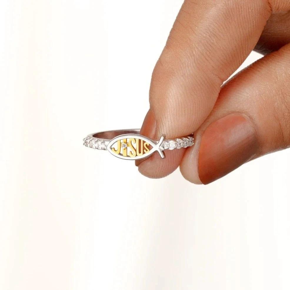 Jesus Ring - Stay Closer to Jesus More, Copper Premium Material Bowlift by Bowlift