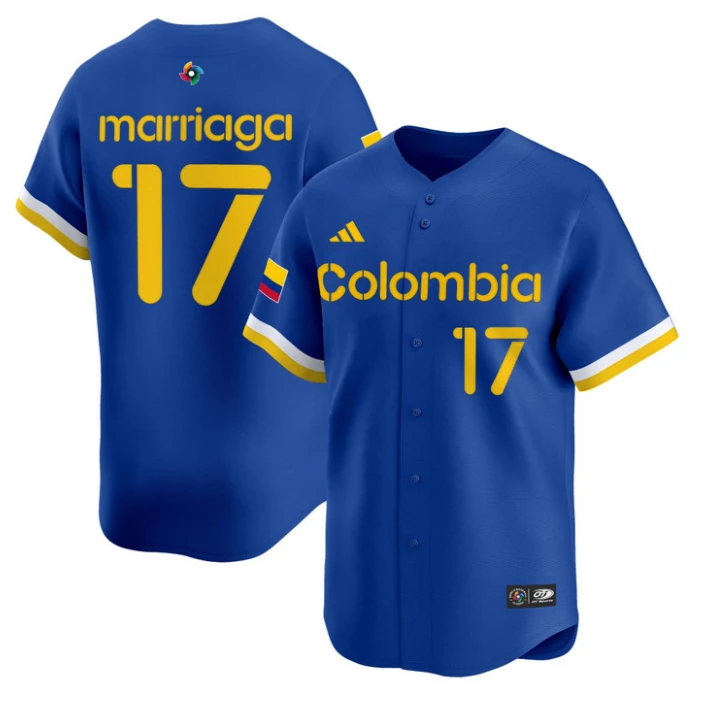 Jesús Marriaga Jersey #17 Colombia 2026 World Baseball Classic Stitched by My Store