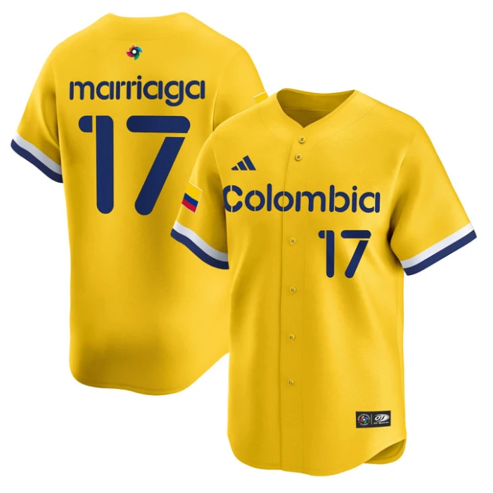 Jesús Marriaga Jersey #17 Colombia 2026 World Baseball Classic Stitched by My Store