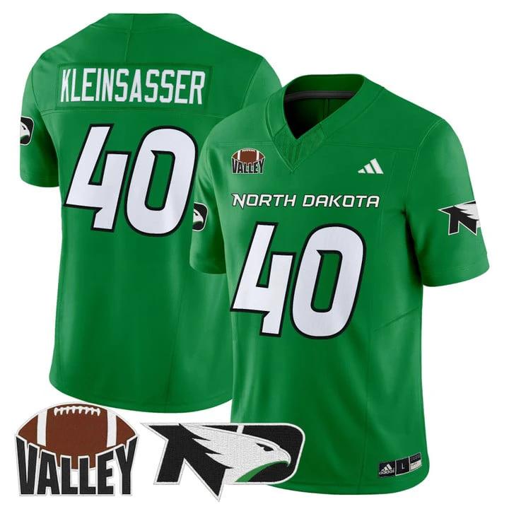 Jim Kleinsasser Jersey #40 North Dakota Fighting Hawks 2025 Stitched by My Store NCAA Football Jerseys