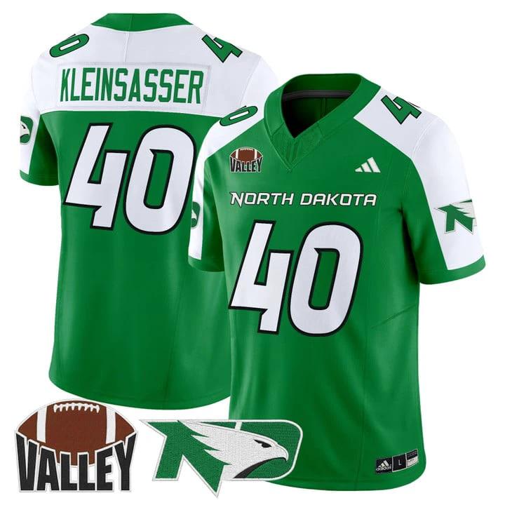 Jim Kleinsasser Jersey #40 North Dakota Fighting Hawks 2025 Stitched by My Store NCAA Football Jerseys