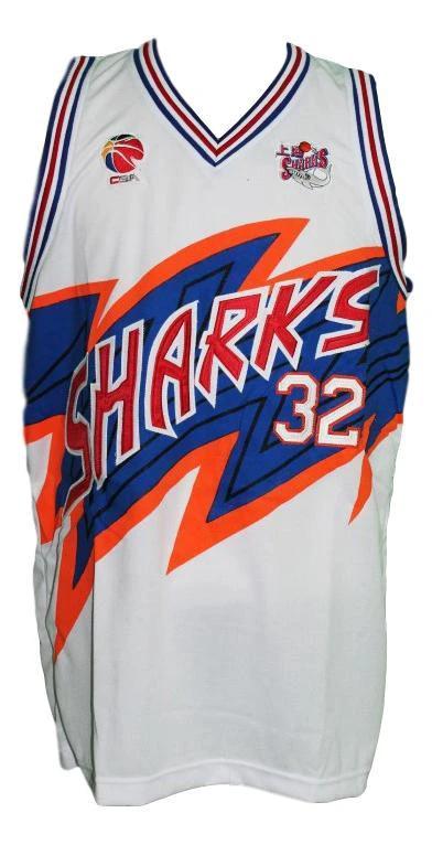 Jimmer Fredette Jersey #32 Shanghai Sharks Basketball White by My store basketball
