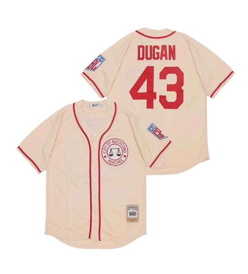 Jimmy Dugan Rockford Peaches Baseball Jersey by My Store
