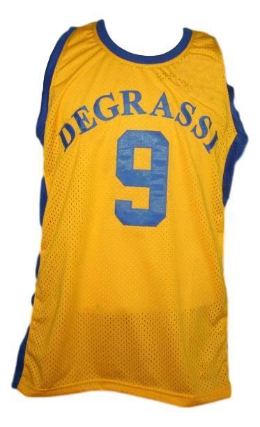 Jimmy Brooks Jersey #9 Degrassi High School Basketball Yellow by My store basketball