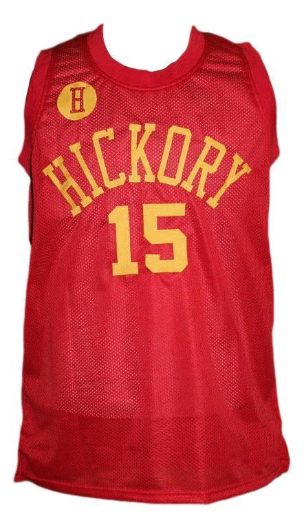 Jimmy Chitwood Jersey #15 Hickory Hoosiers Basketball Red by My store basketball
