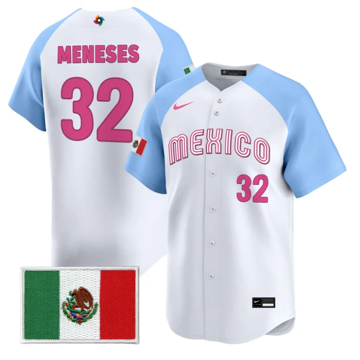 Joey Meneses Jersey #32 Mexico World Baseball Classic 2026 Stitched by My Store