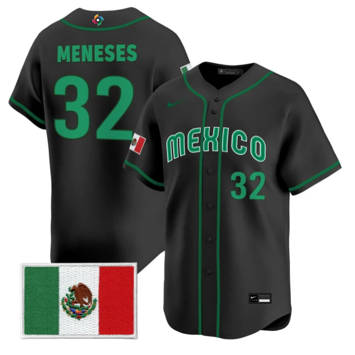 Joey Meneses Jersey #32 Mexico World Baseball Classic 2026 Stitched by My Store